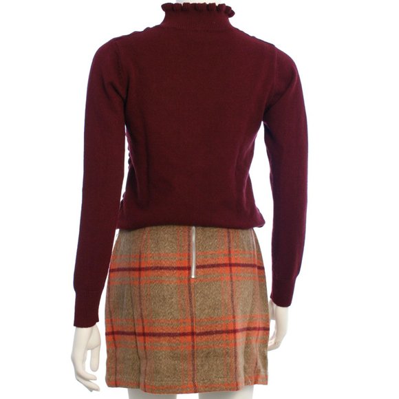 HYFVE Plaid Mini Overlay Skirt, plaid mini skirt - Picture 2 of 2